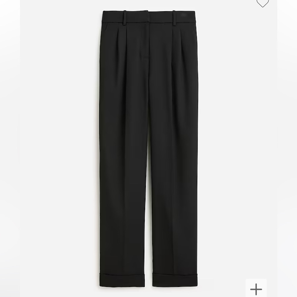 J.Crew wide-leg essential pant in Italian city wool blend - size 4